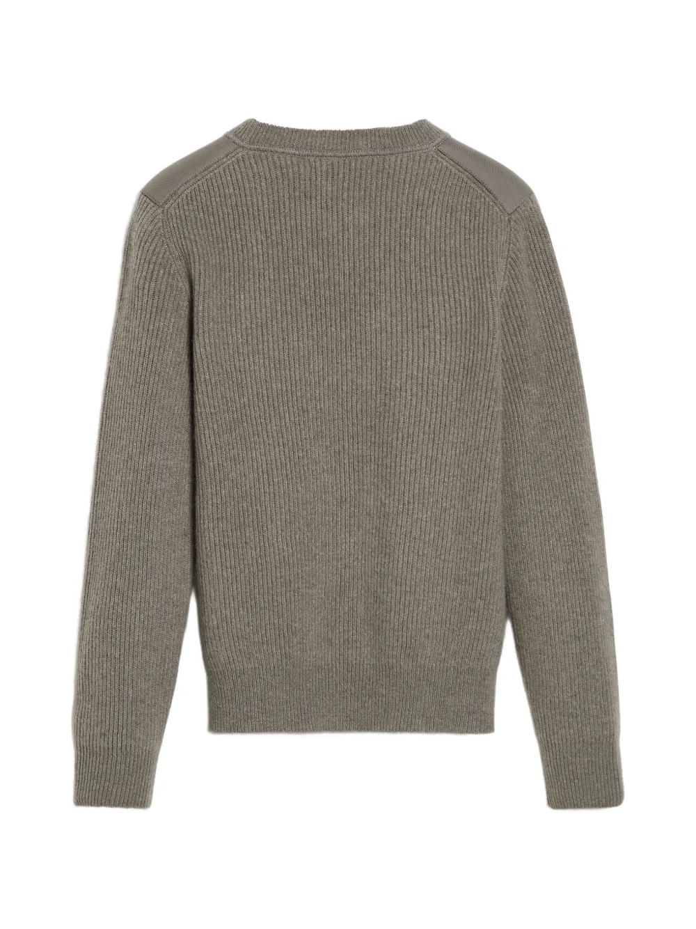 Brunello Cucinelli Kids Ribgebreide trui Grijs
