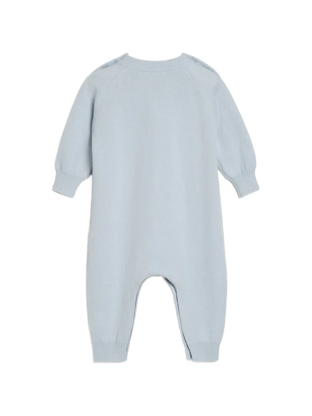 Brunello Cucinelli Kids Bernie intarsia gebreid kasjmier slaappak Blauw