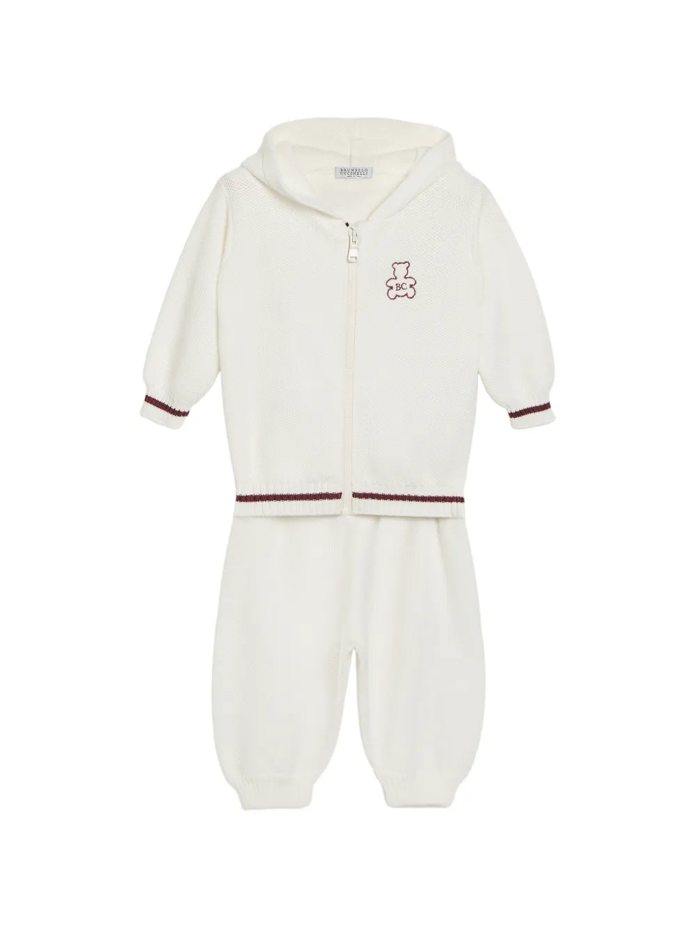 Brunello Cucinelli Kids Pantaloni Bernie - Bianco