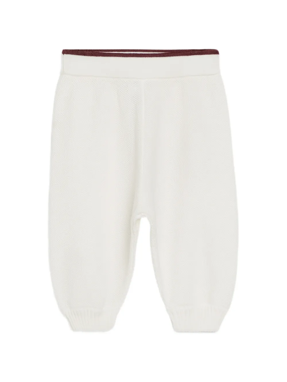 Brunello Cucinelli Kids Bernie katoenen broek Wit
