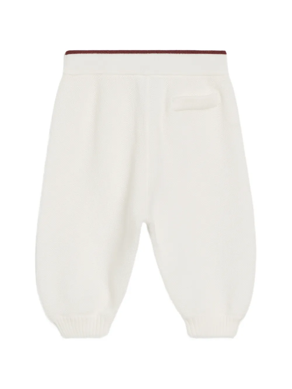 Brunello Cucinelli Kids Bernie katoenen broek Wit