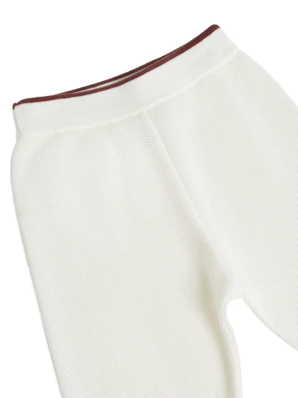 Brunello Cucinelli Kids Bernie katoenen broek Wit