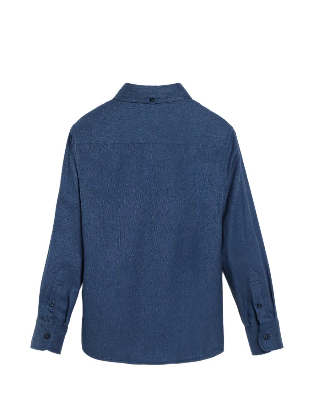 Brunello Cucinelli Kids Shirt met borduurwerk Blauw