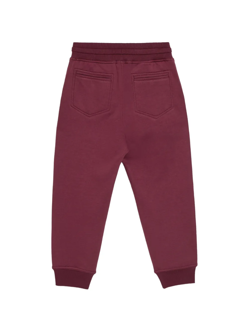 Brunello Cucinelli Kids Techno drawstring track pants Rood