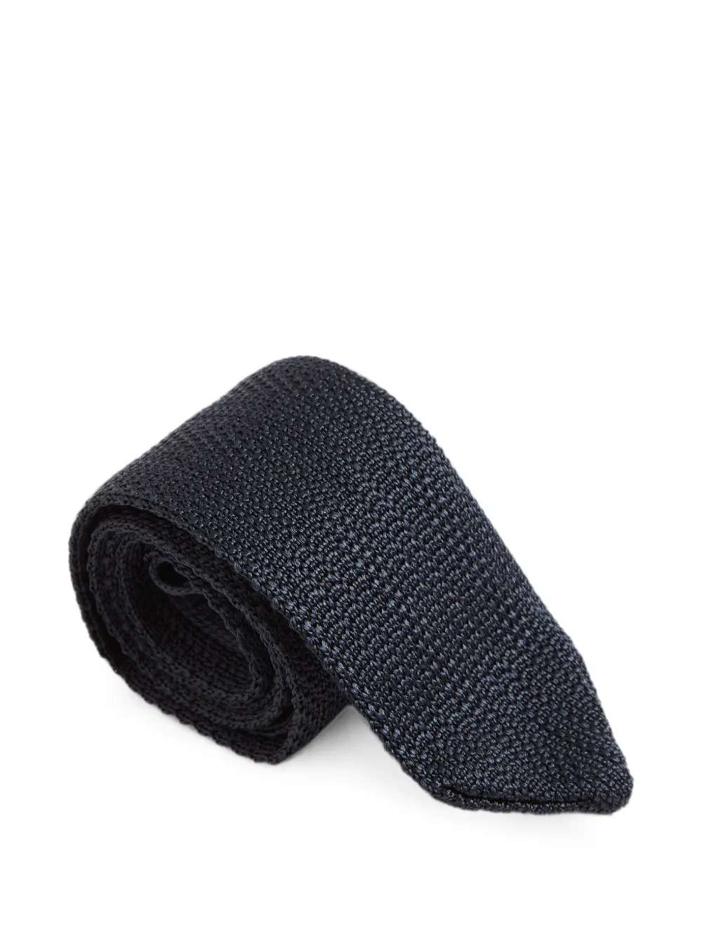 Brunello Cucinelli Kids Zijden stropdas met textuur Blauw