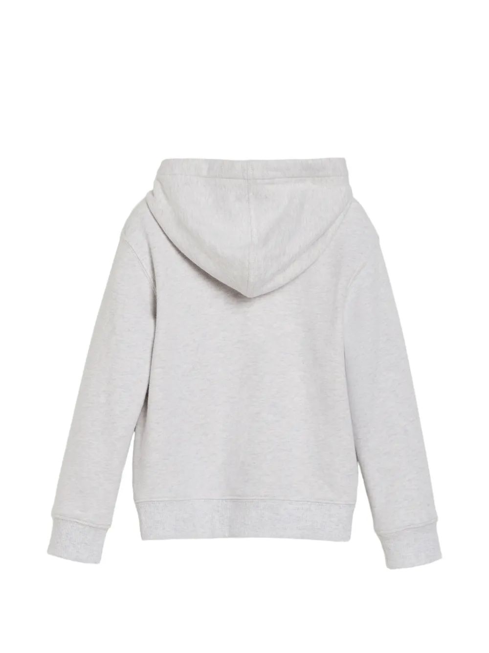 Brunello Cucinelli Kids Hoodie met geborduurd logo en rits Grijs