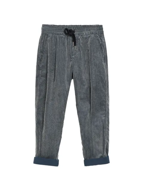 Brunello Cucinelli Kids frosted corduroy drawstring trousers