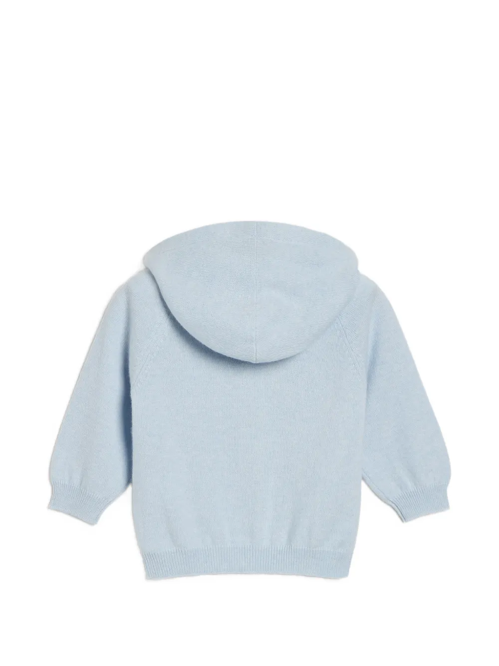 Brunello Cucinelli Kids Bernie kasjmier hoodie Blauw