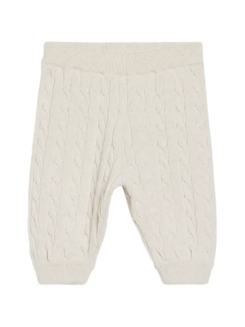 Brunello Cucinelli Kids Bernie cable-knit trousers