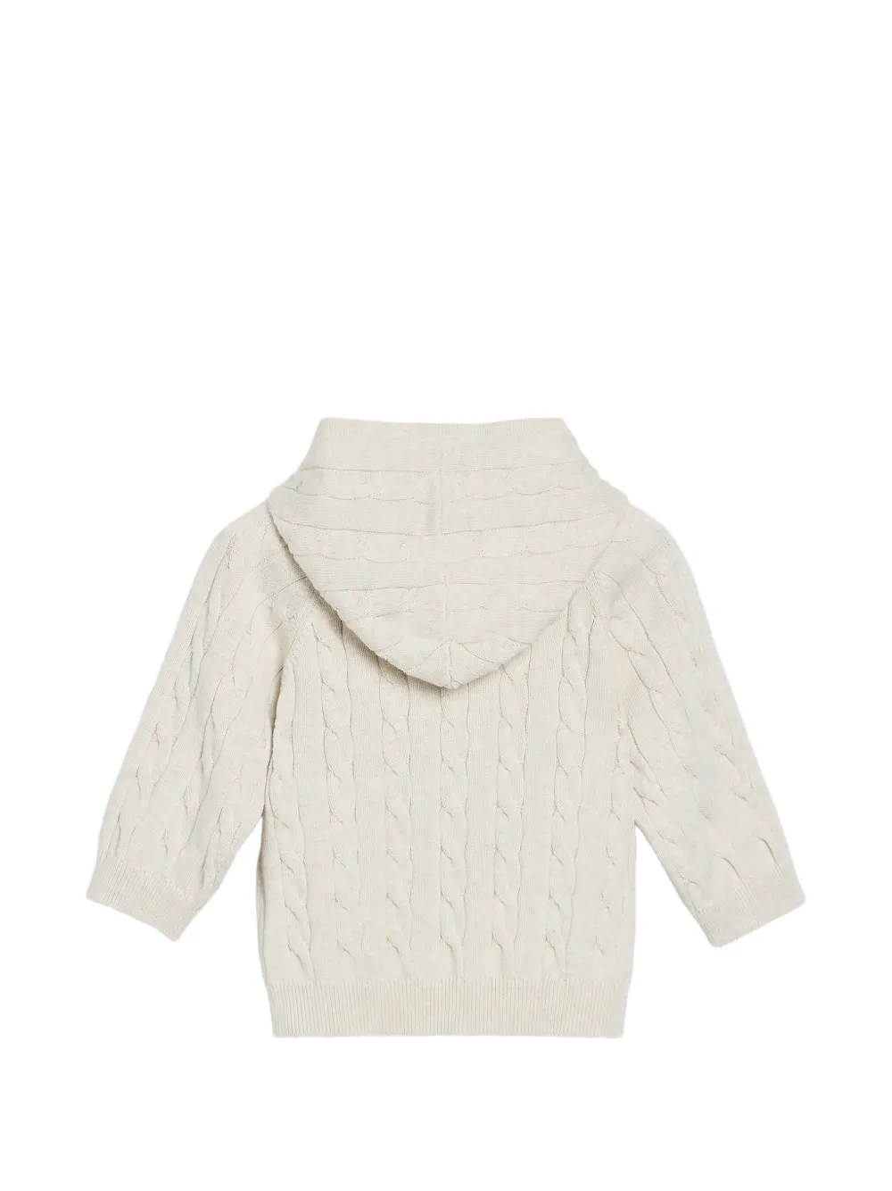 Brunello Cucinelli Kids Bernie hoodie met rits Beige