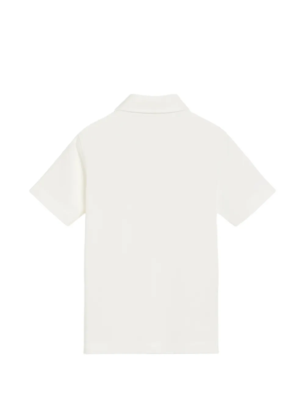 Brunello Cucinelli Kids Poloshirt met geborduurd logo Wit