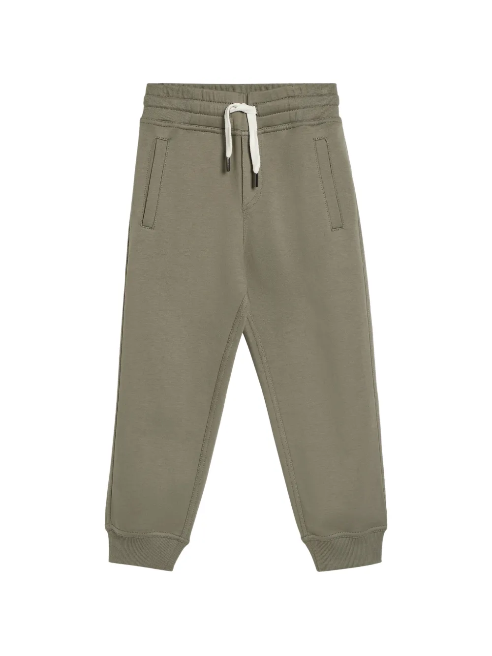 Brunello Cucinelli Kids Pantaloni sportivi con coulisse - Verde