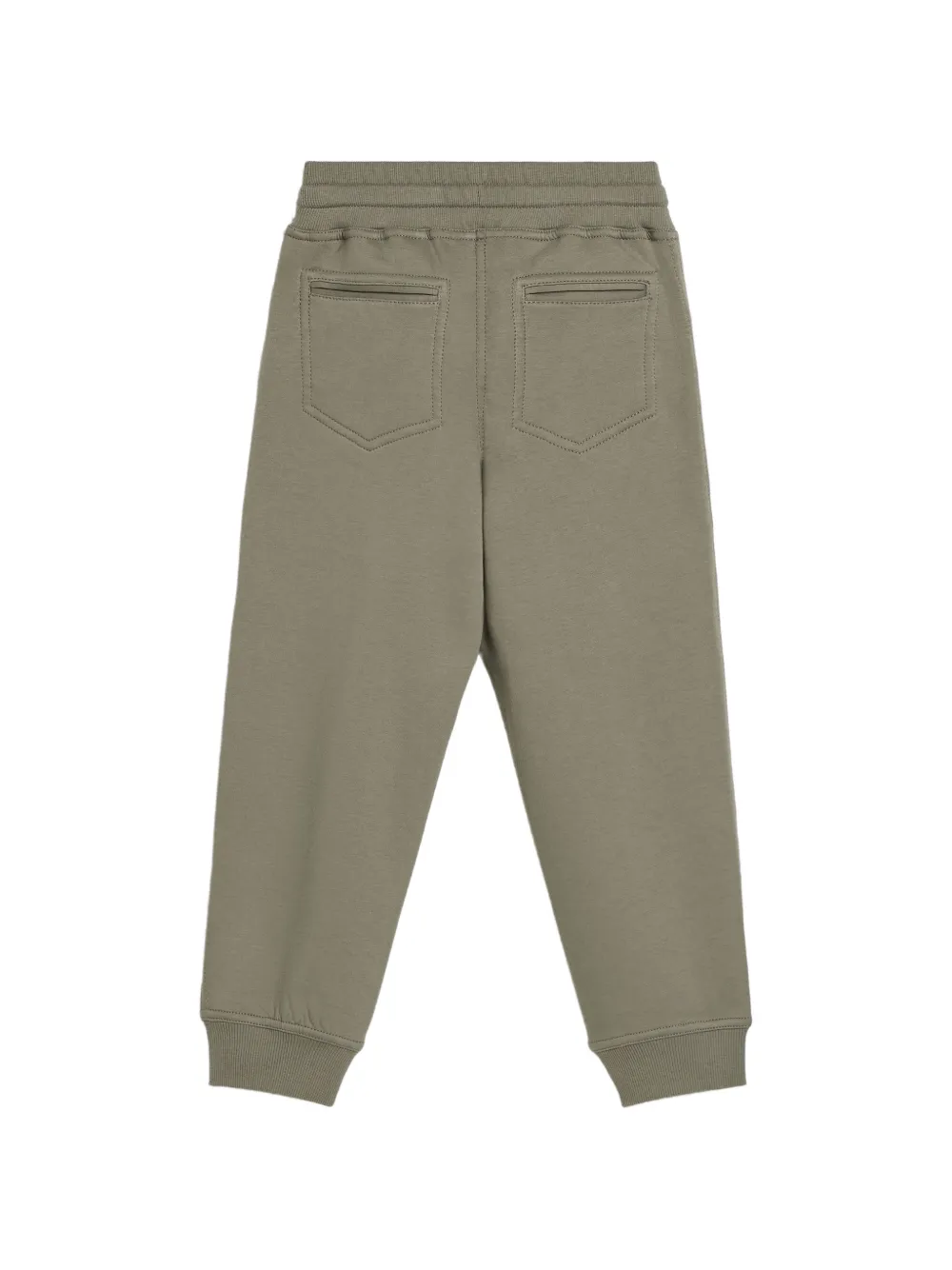 Brunello Cucinelli Kids Trainingsbroek met trekkoordtaille Groen