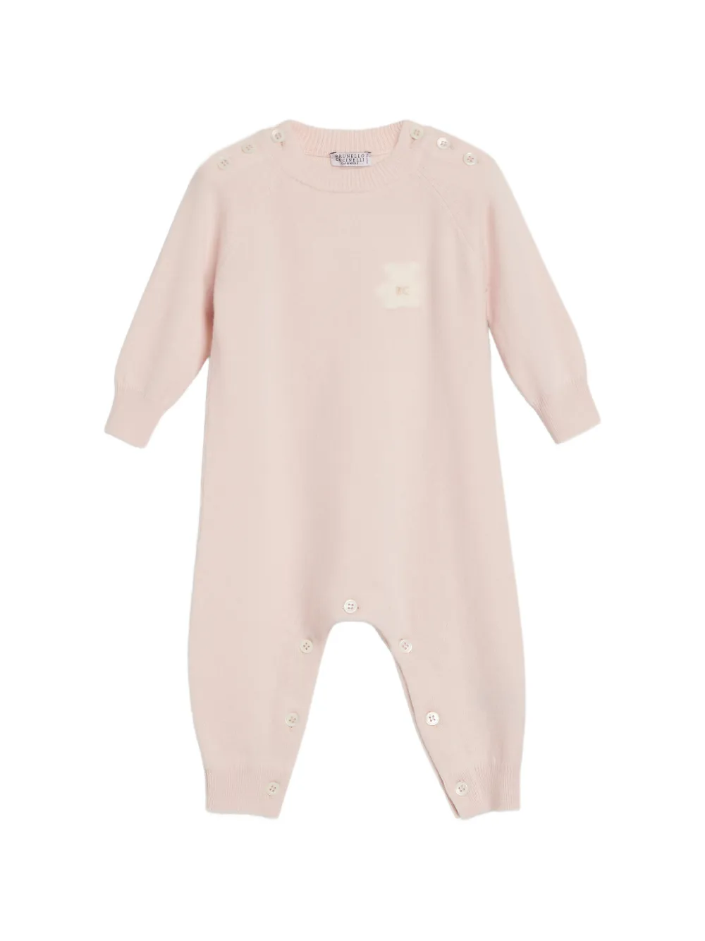 Brunello Cucinelli Kids Tutina Bernie in cashmere - Rosa