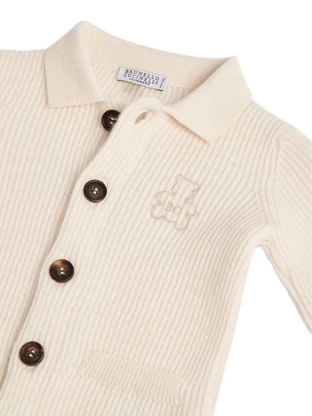 Brunello Cucinelli Kids Bernie vest Beige