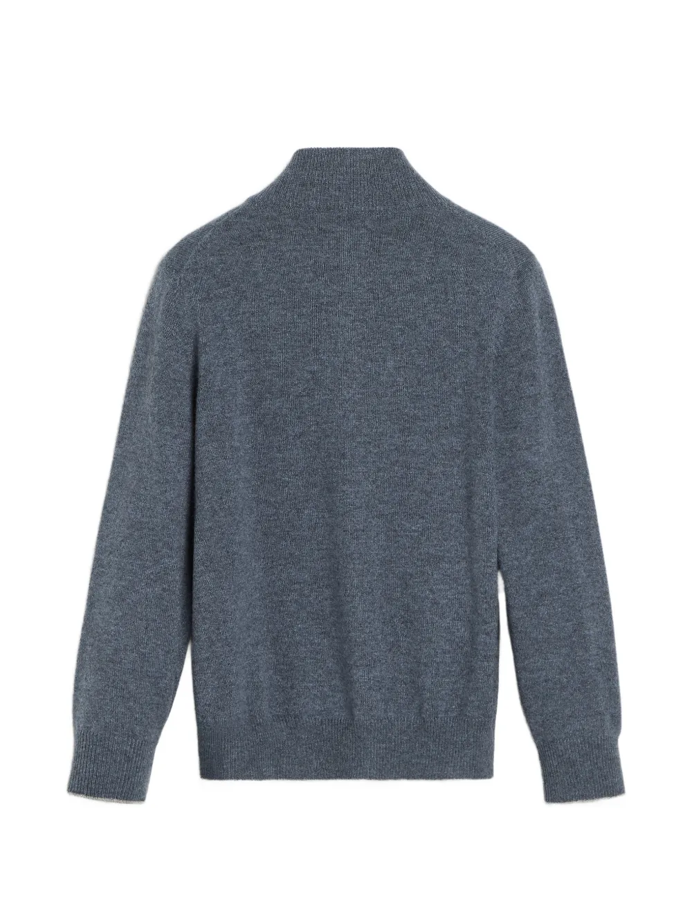 Brunello Cucinelli Kids Vest met geborduurd logo Blauw