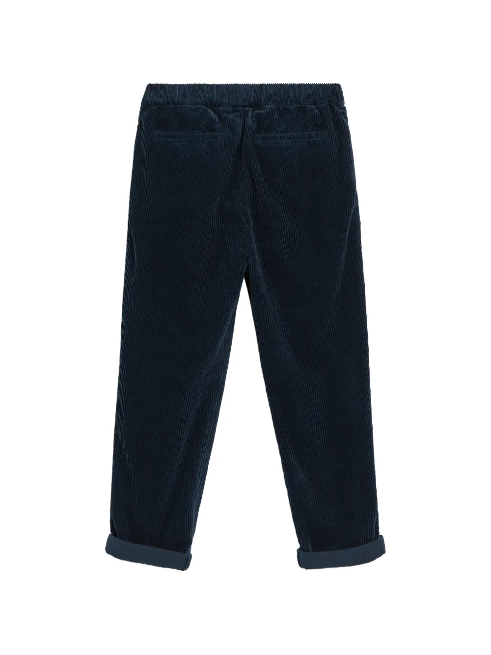 Brunello Cucinelli Kids Ribfluwelen plooibroek Blauw