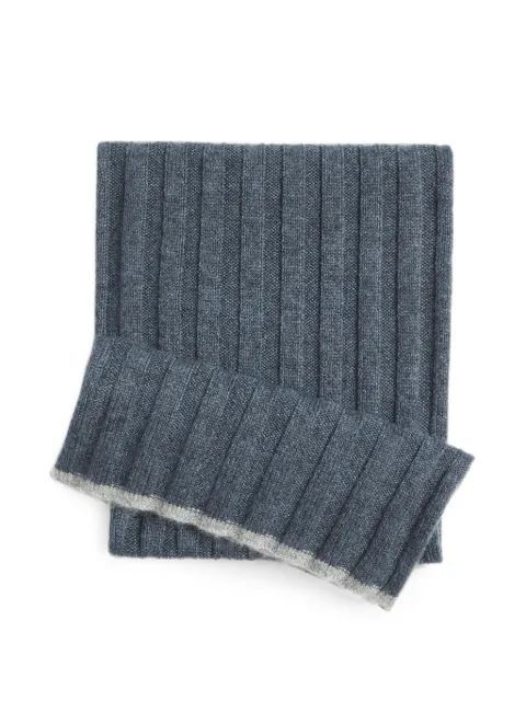 Brunello Cucinelli Kids ribbed cashmere scarf