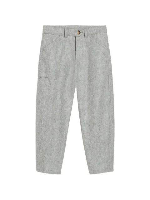 Brunello Cucinelli Kids wool flannel-texture trousers