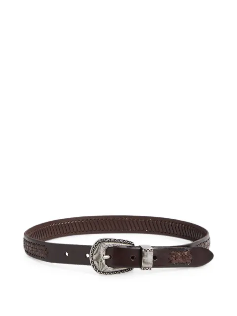 Brunello Cucinelli Kids woven calfskin belt