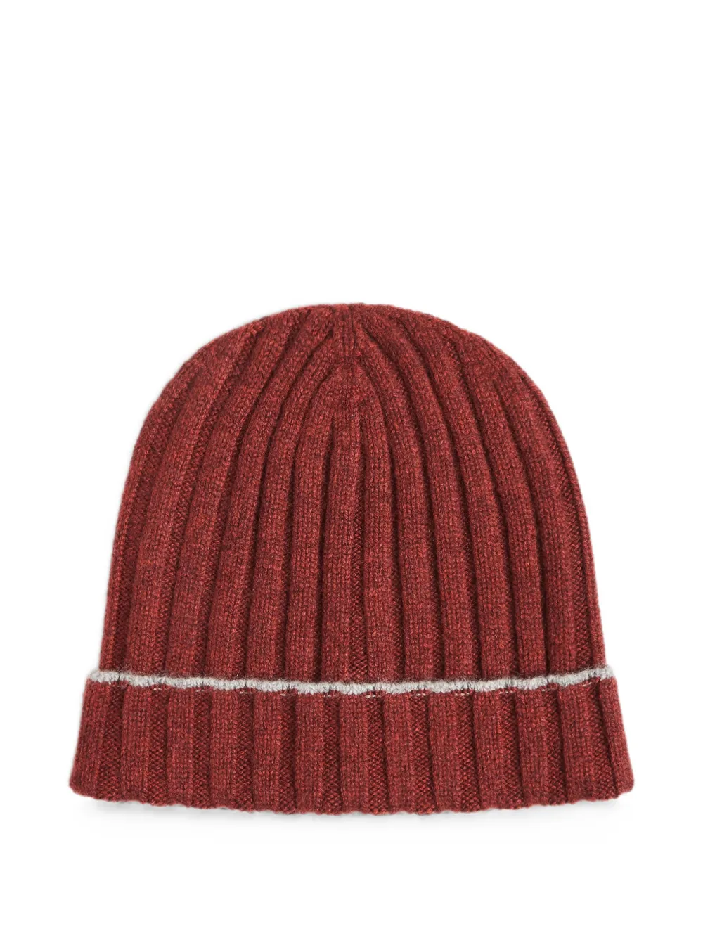 Brunello Cucinelli Kids Berretto a coste - Rosso