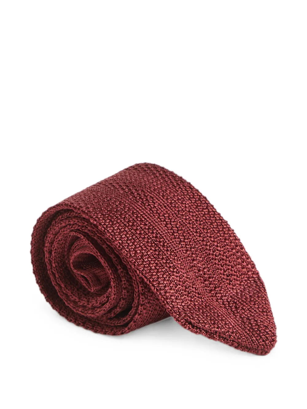 Brunello Cucinelli Kids Zijden stropdas Rood