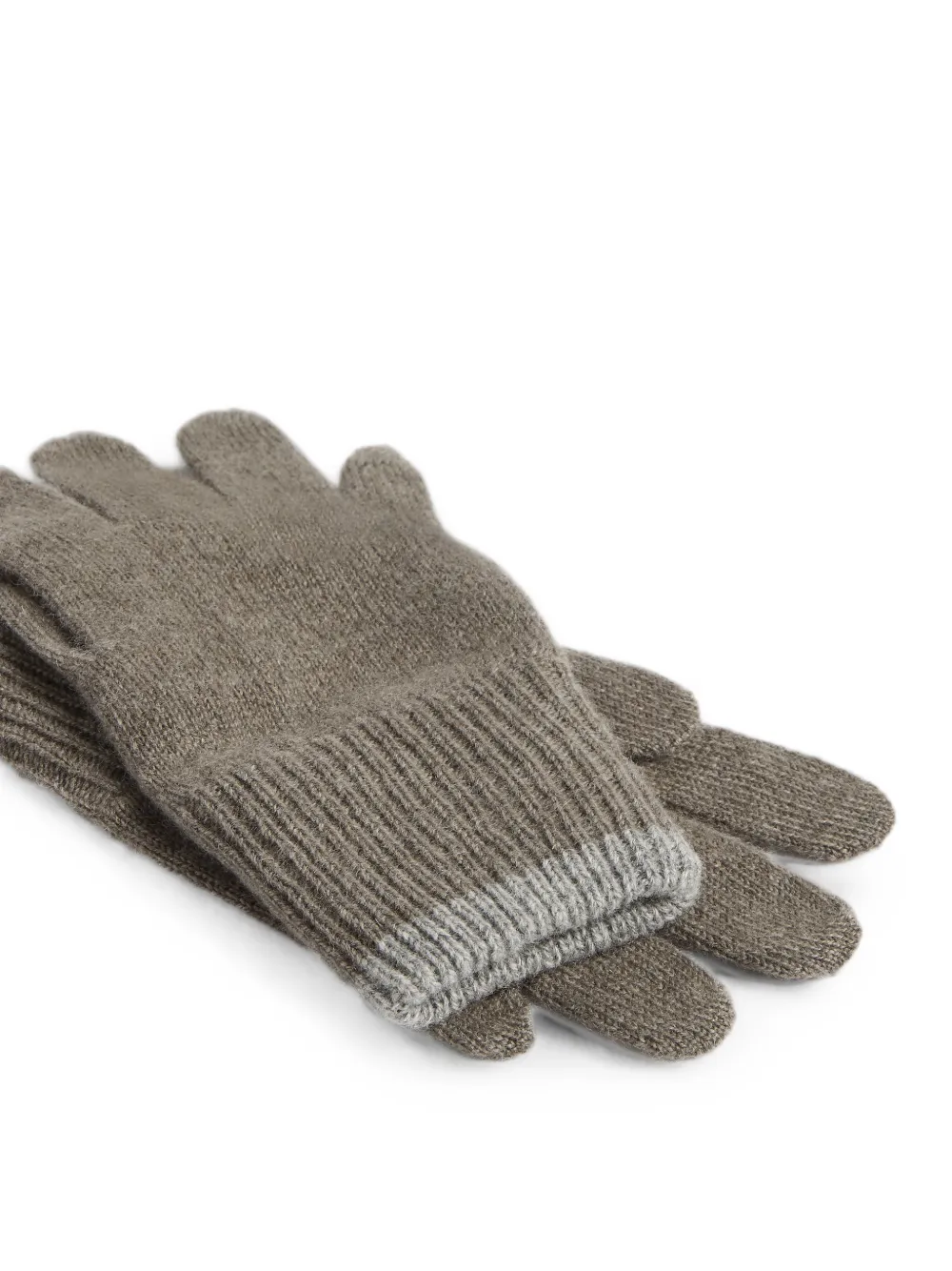 Brunello Cucinelli Kids Kasjmier handschoenen Groen
