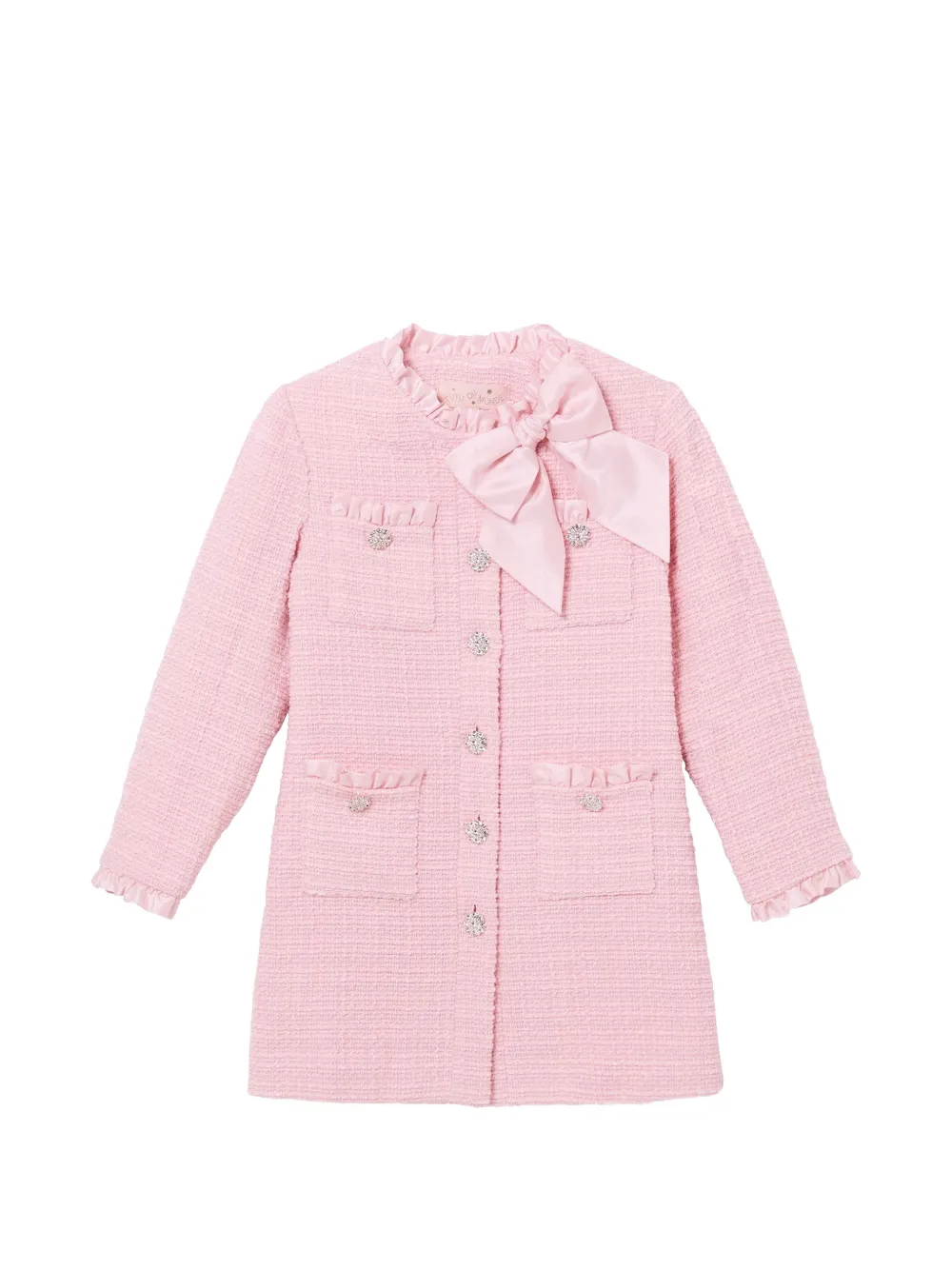 Tutu Du Monde Powdered Petal bow-detail coat - Rosa