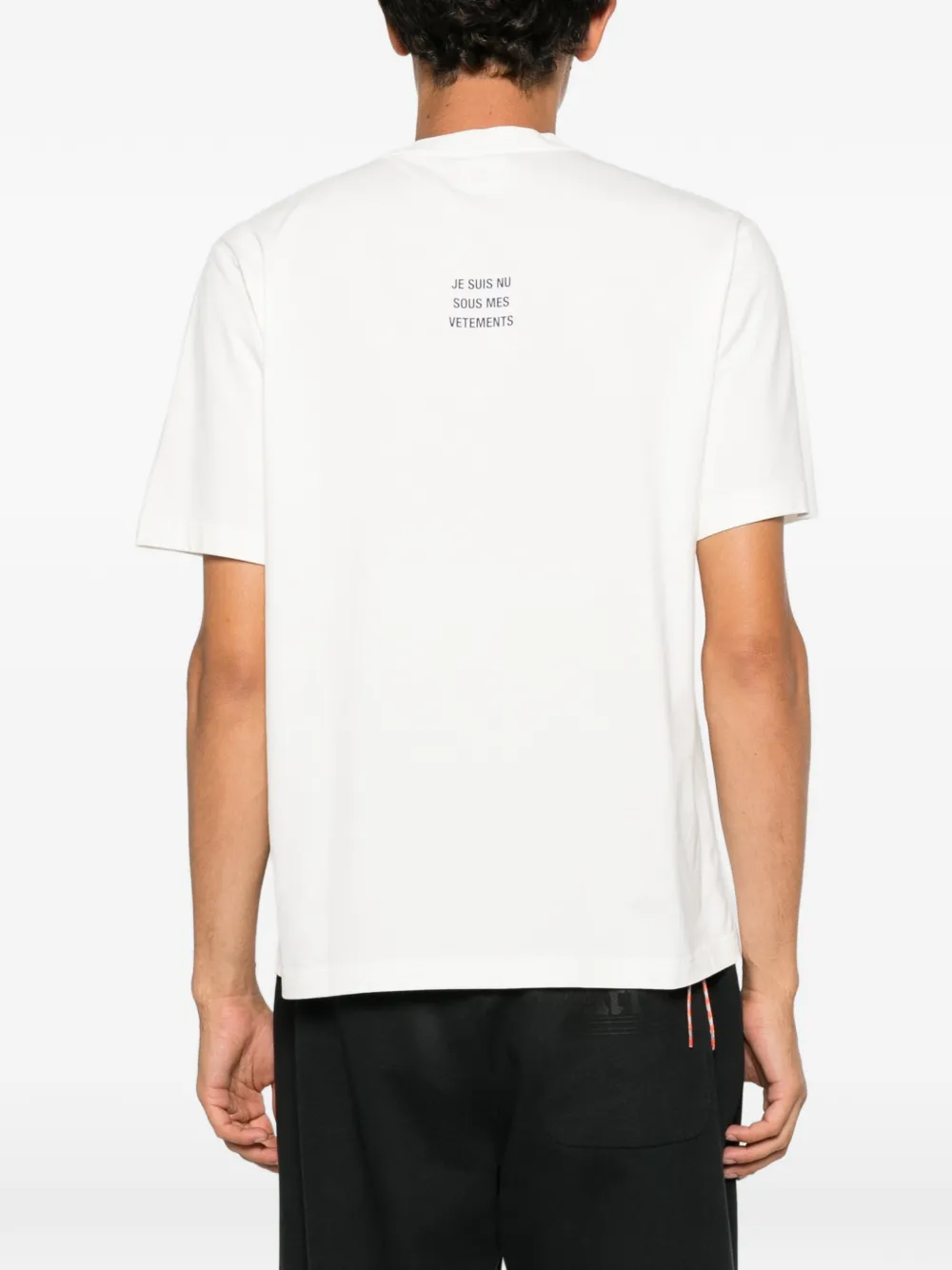 VETEMENTS T-shirt met tekst Wit