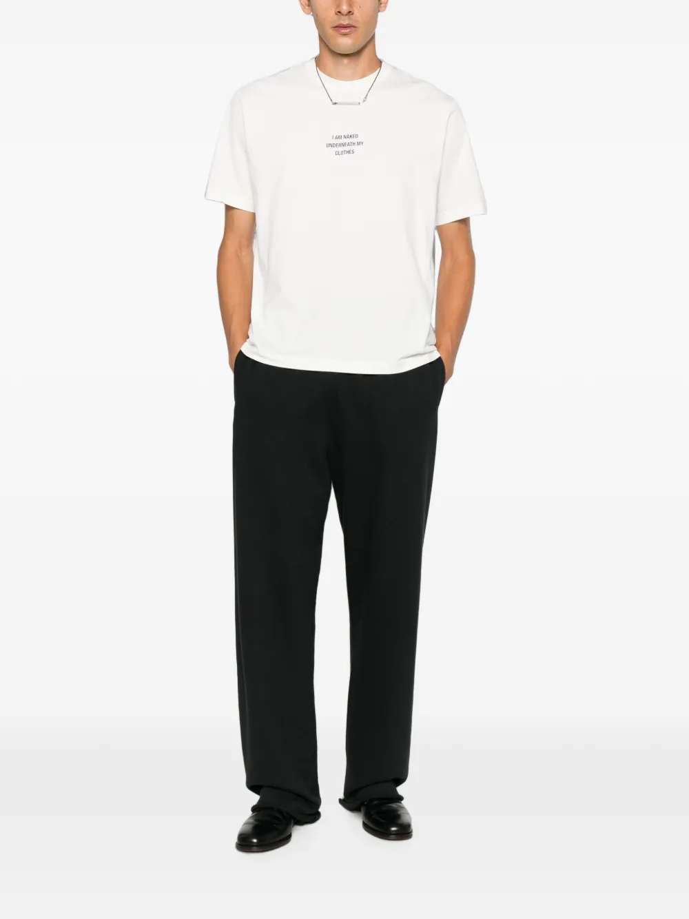 VETEMENTS T-shirt met tekst Wit