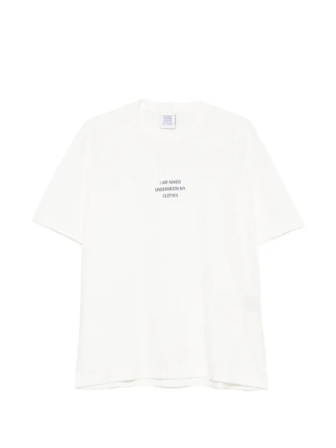 VETEMENTS slogan-print T-shirt