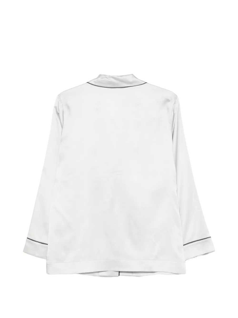 Carine Gilson Pyjamatop met afwerking Grijs