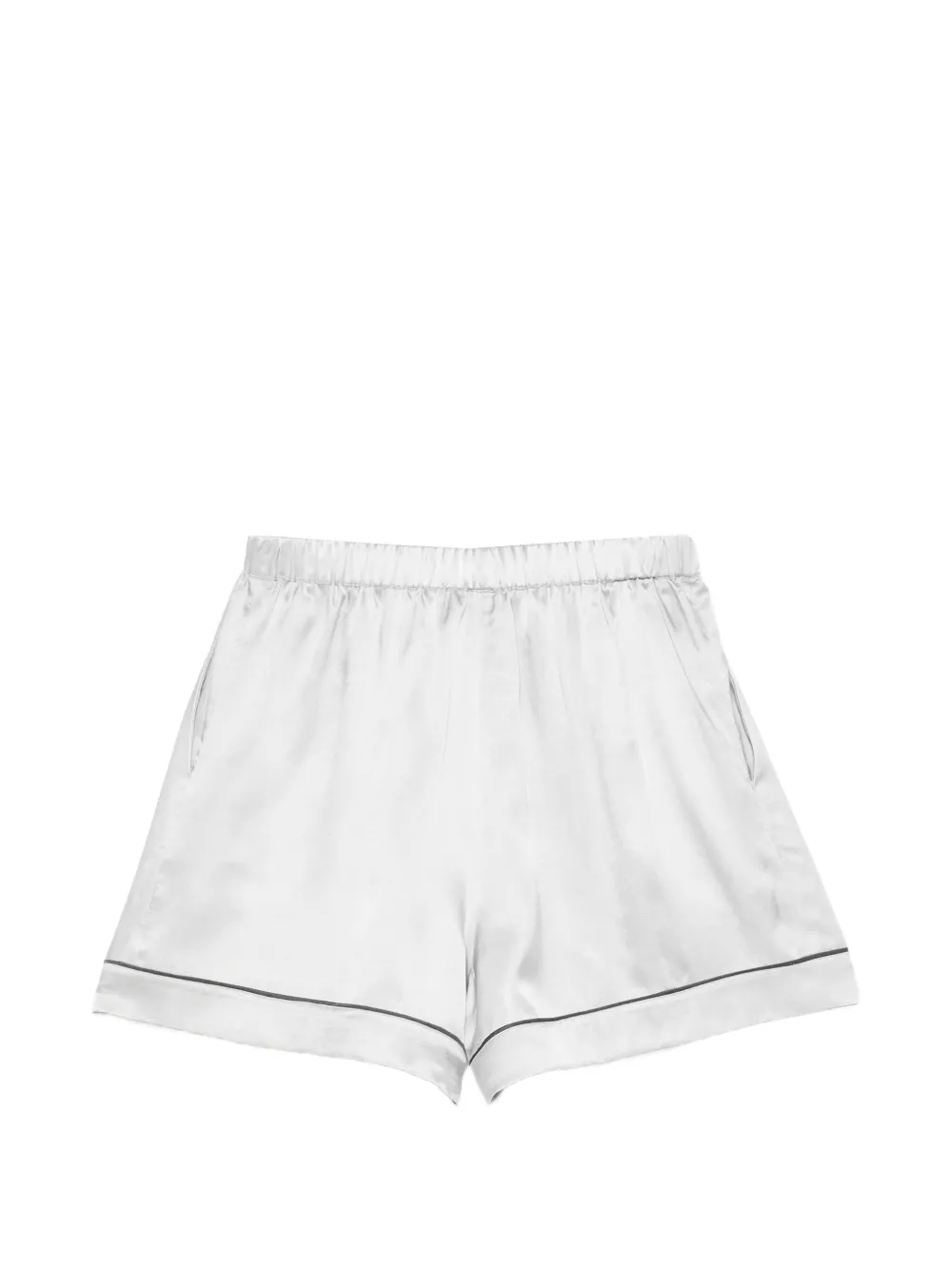 Carine Gilson Pyjamabroek met wijde pijpen Grijs