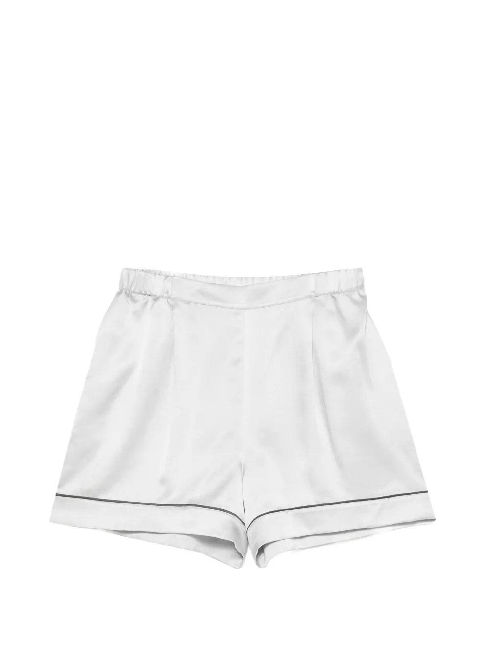 Carine Gilson piped wide-leg pajama bottoms
