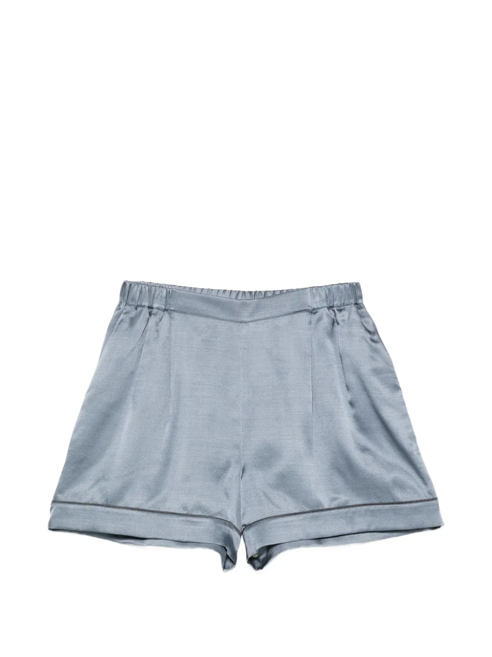 Carine Gilson piped wide-leg pajama bottoms