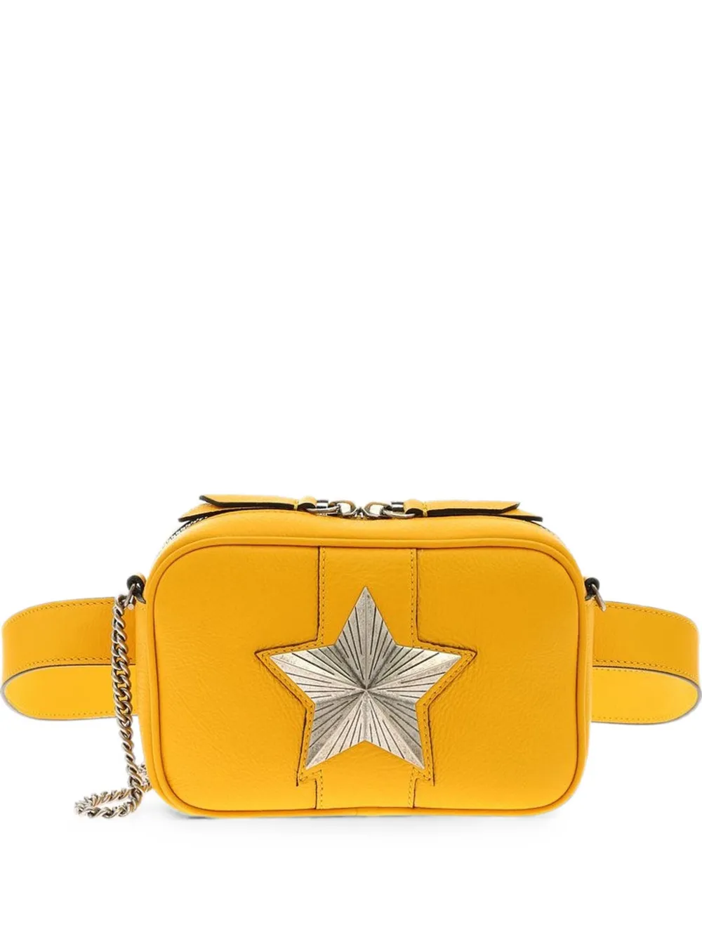 les jeunes étoiles small Vega star-patch leather belt bag