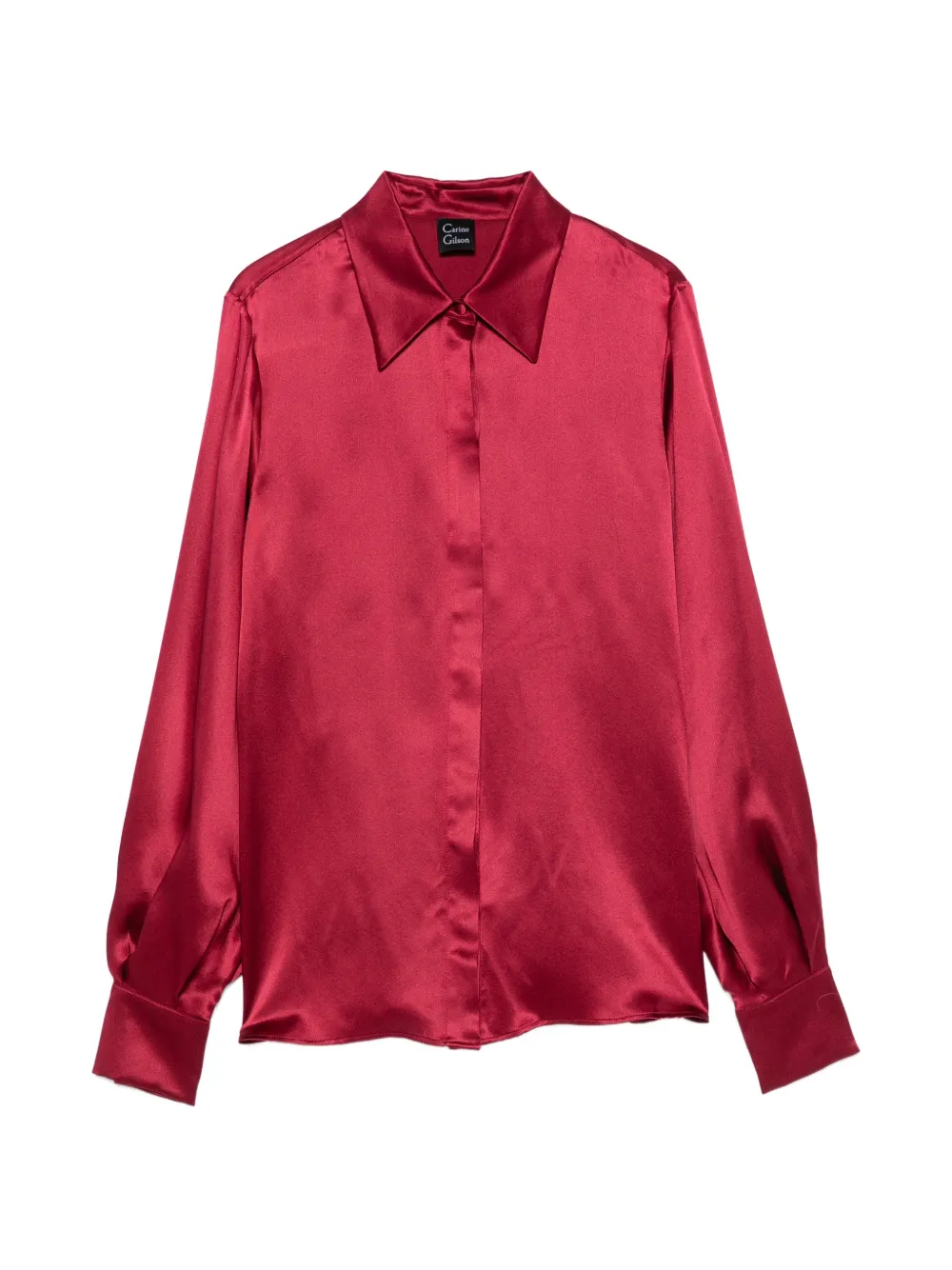 Carine Gilson Camicia con maniche a palloncino - Rosso
