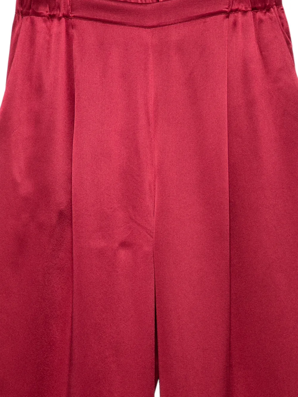 Carine Gilson Satijnen zijden broek Rood