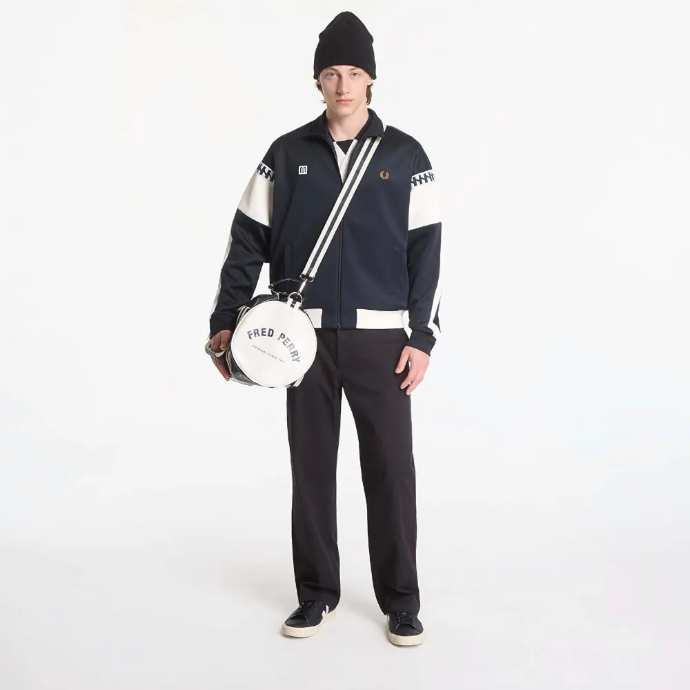 Fred Perry Jack met geborduurd logo Blauw