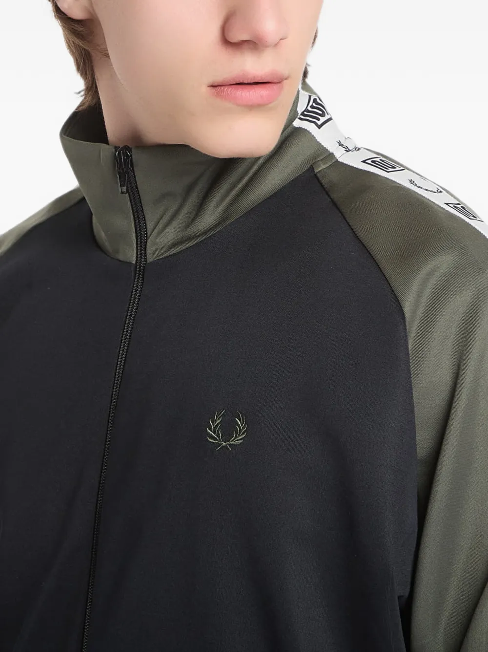 Fred Perry Jack met logoband Zwart