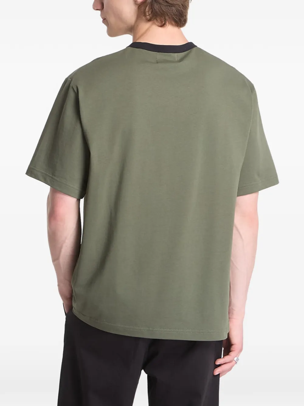 Fred Perry T-shirt met logoprint Groen
