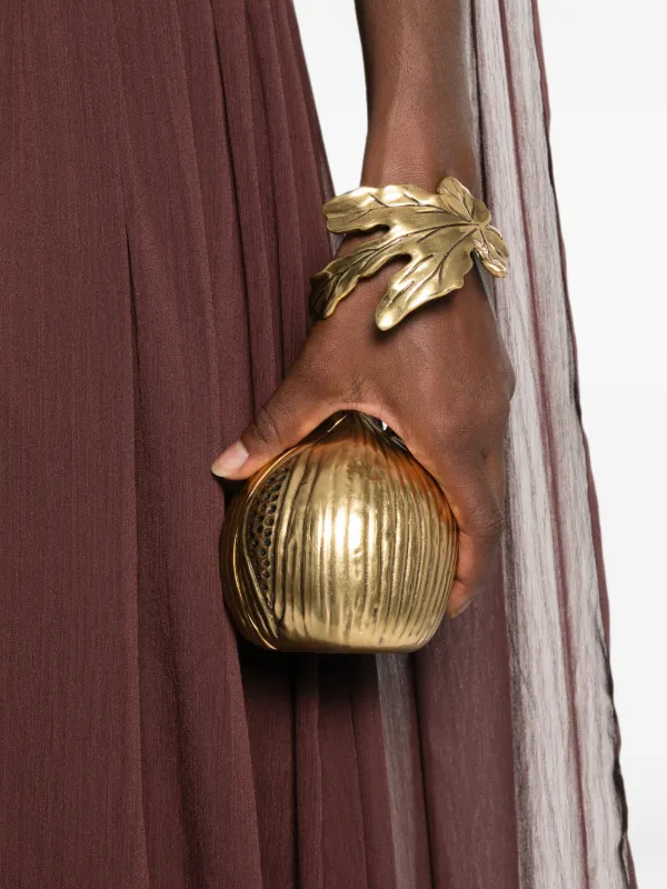 Cult Gaia Fico Wristlet | Gold | FARFETCH