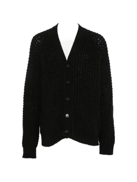 Roberto Collina waffle-knit raglan-sleeve cardigan