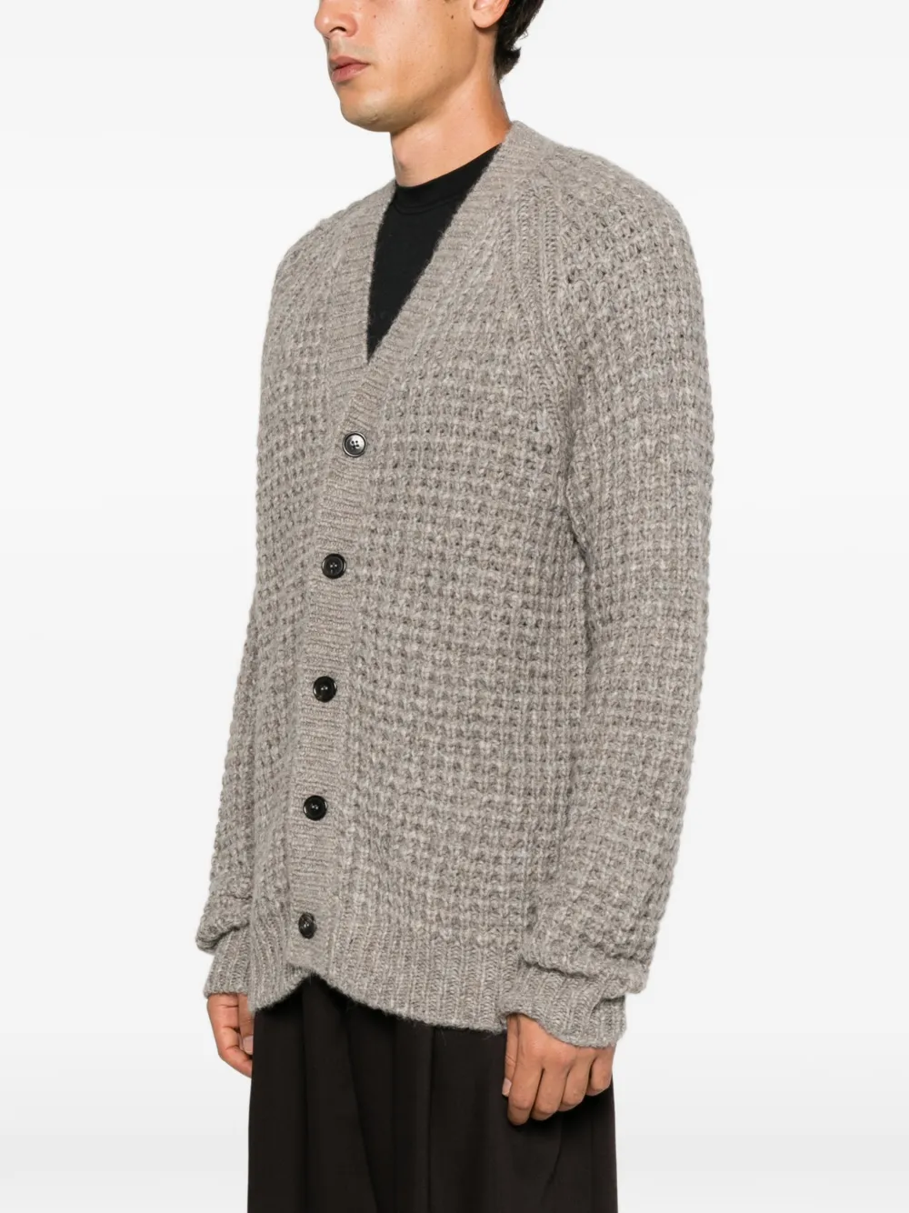 Roberto Collina Vest met V-hals Grijs