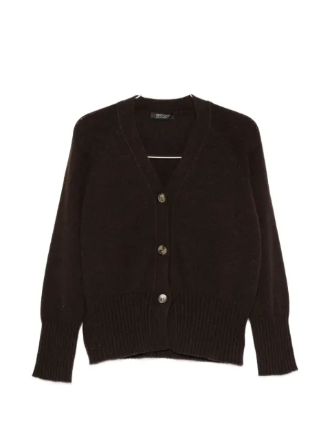 Aragona V-neck button-up cardigan