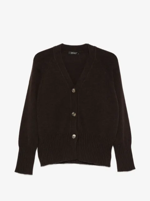 Aragona V-neck button-up cardigan
