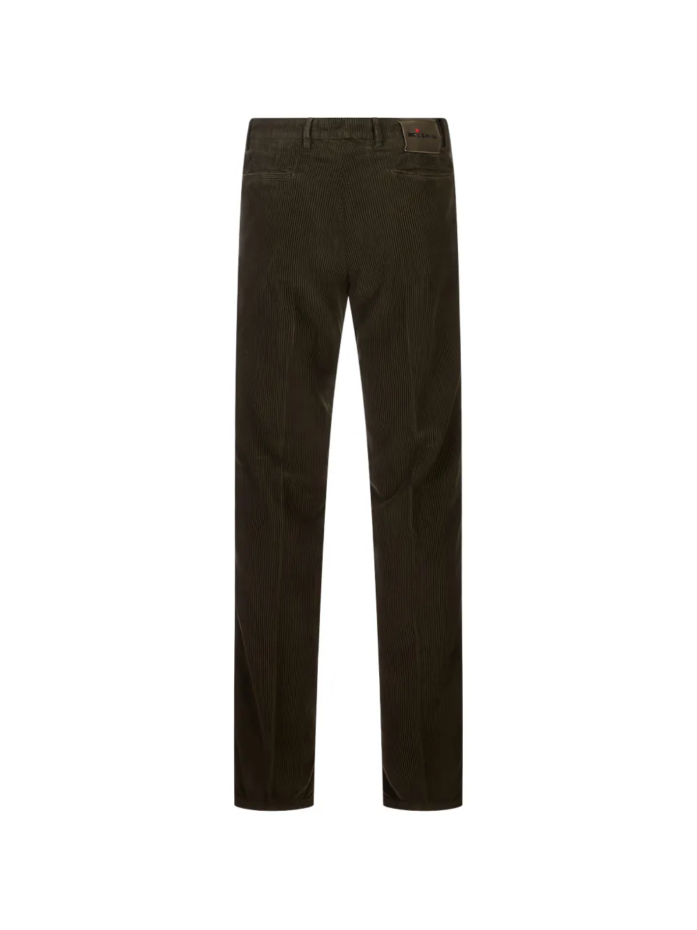 Kiton Ribfluwelen broek Bruin