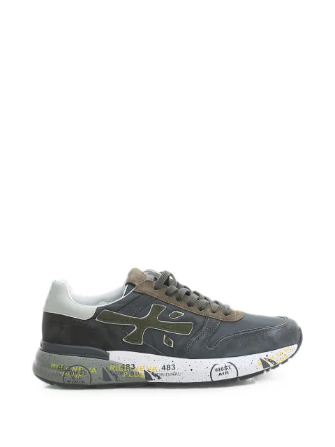 Premiata Mick logo-patch sneakers