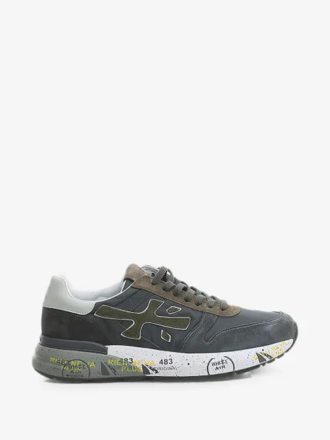 Premiata Mick logo-patch sneakers