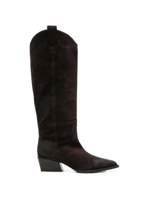 POEVE pointed-toe pull-on boots